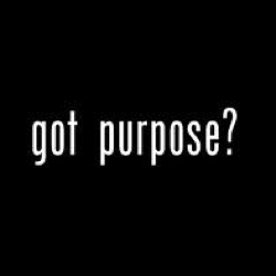 Open blog post titled 'Living on Purpose'