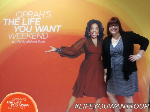 Open blog post titled 'What I learned from Oprah…the power of Connection!'